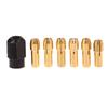 7Pcs Brass Collet 1.0/1.6/2.0/2.4/3.0/3.2 + Check M8*0.75 Fits Rotary Tools Electric Grinder Accessories