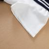 Girls' Short-Sleeved Summer Dress for 5-12 Years Preppy College Style Striped Collar Dresses Back To School Clothes