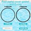 R0446200 Rubber Gaskets Seal Kit with Enhancing Durability Suitable for SHPF SHPM Pool Pumps Secure Sealing 2Pcs