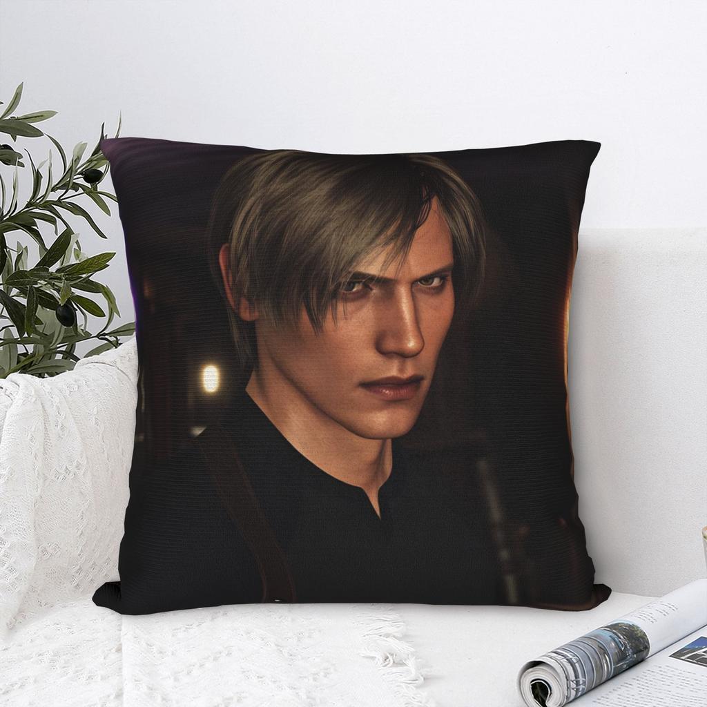 Leon Kennedy Pillow Case Vintage Pillow Cover Design Pillowcases For Chair Sofa Home Decor