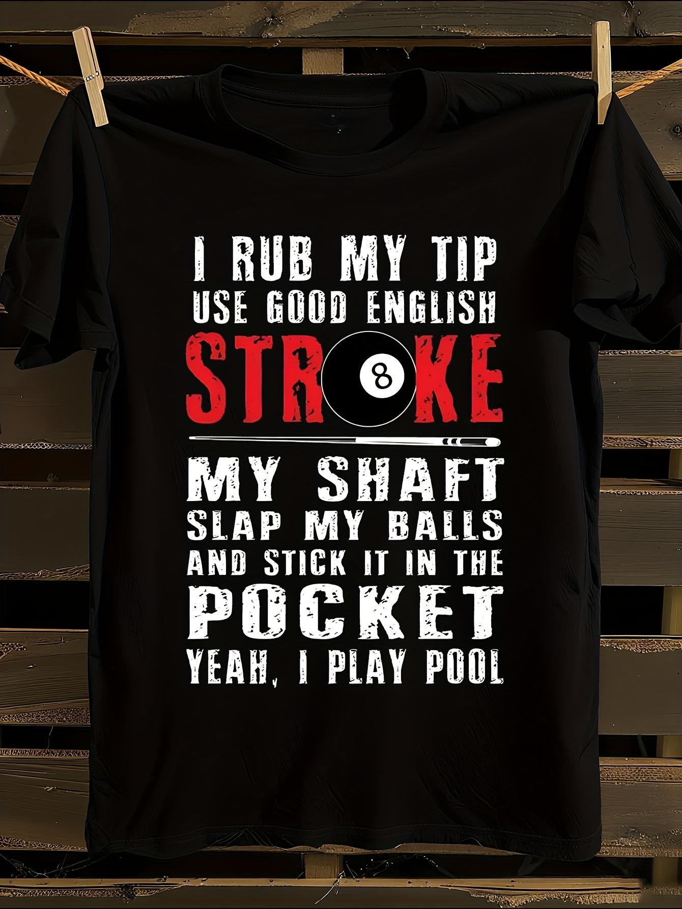 s Billiards Pool Player Tshirt S