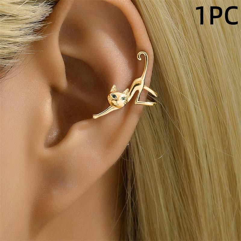 Neue Lustige Süße Kleine Schwarze Katze Ohrringe für Damen Mädchen Mode Niedliche Cartoon Tier Ohrringe Tägliche Party Schmuck Geschenk Zubehör