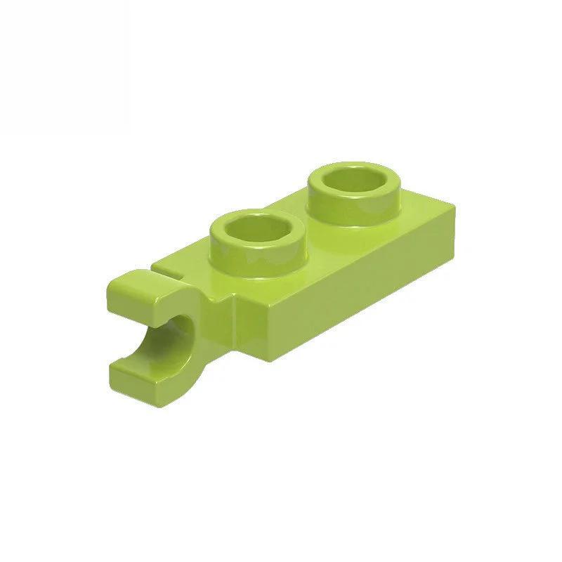 100pcs 63868 42923 Modified 1 x 2 Clip on End Bricks Collections Bulk Modular GBC Toys For Technical MOC DIY Building Blocks