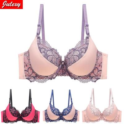 Julexy ABC csésze női melltartó Szexi női melltartó fehérnemű soutien gorge femme Bralette Push Up csipke fehérnemű
