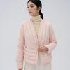 Autumn and winter new light down jacket women's short V-neck white duck down liner to keep warm, fashionable and slim