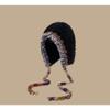 Cartoon cashmere hat, women's autumn and winter thermal straps, knitted ear protector