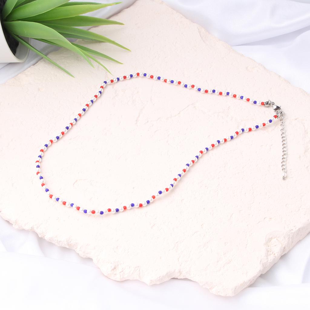 Bien Vetu 3Mm Cultured Pearl Cat'S Eye Layered Necklace