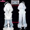 High Quality Focalors Wig Fontaine Furina Cosplay Wig Game Genshin Blue White Heat Resistant Synthetic Hair Anime Wigs + Wig Cap