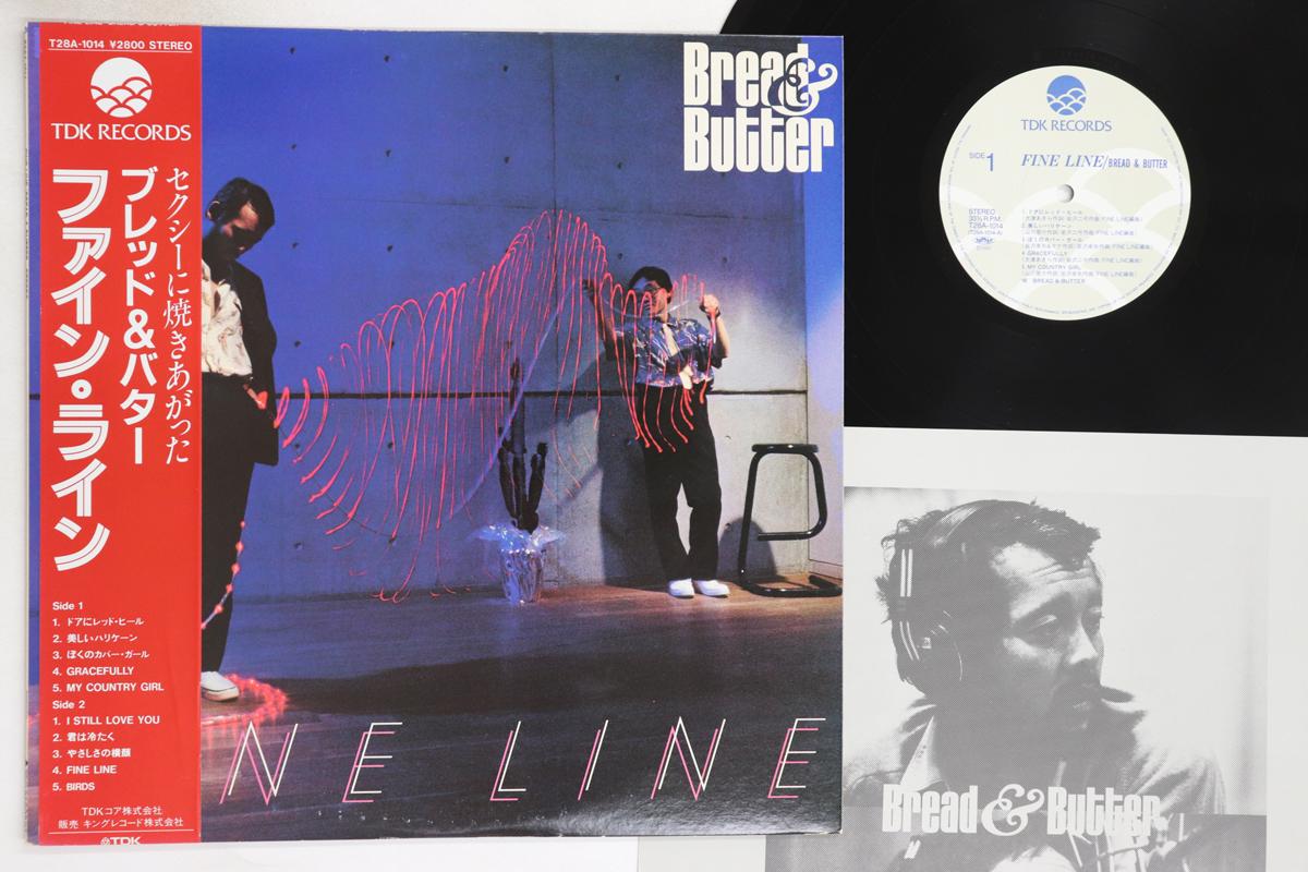 

LP Record BREAD & BUTTER - Fine Line T28A1014 TDK 1983 Japan Obi Japanese Pop/Rock Used