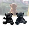 Doll Black Bear Plush Toy Doll Fashion Photo Props Home Decoration Gift Children
