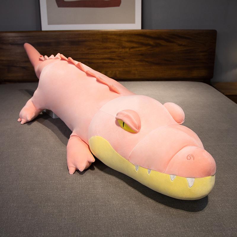Adorable Large Crocodile Plush Toy Cushion - Perfect Birthday Gift for Girls