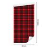 Red Burgundy Checkered Wallpaper for Living Room and Bedroom 50x1000