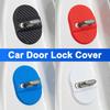Car Door Lock Covers Protect StickersWaterproof Rust-proof Caps For Benz AMG W204 W205 W203 W211 W212 W213 W201 W210 Accessories LL3