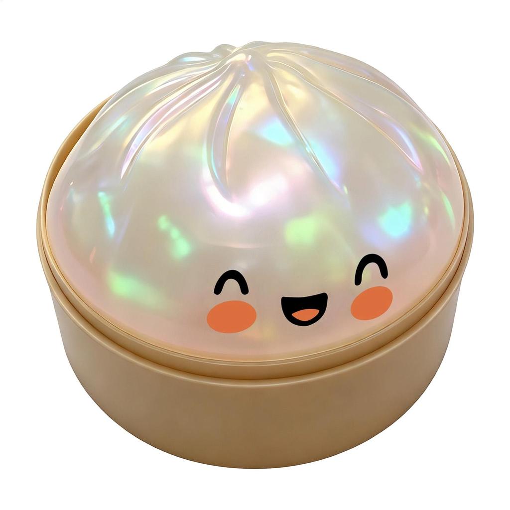 Colorful Bun Sensory Balls Giant Rainbow Dumpling-Shaped Stress-Relieving Ball Rare Pink Glittering Dumpling Soft Squeeze Toy