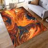 Vibrant Abstract Art Rug for Stylish Decor Suitable for use as an anti-slip game mat for living room and bedroom sofas