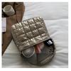 New Fashion Plaid Quilted Faux Leather Tote Bag for Women Large Capacity Handbag Double Handle Shoulder Purse