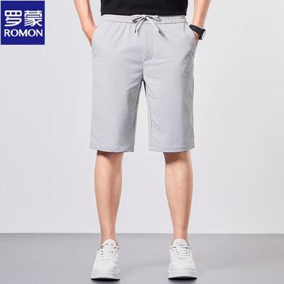 Men's Ice Silk Straight-Leg Shorts