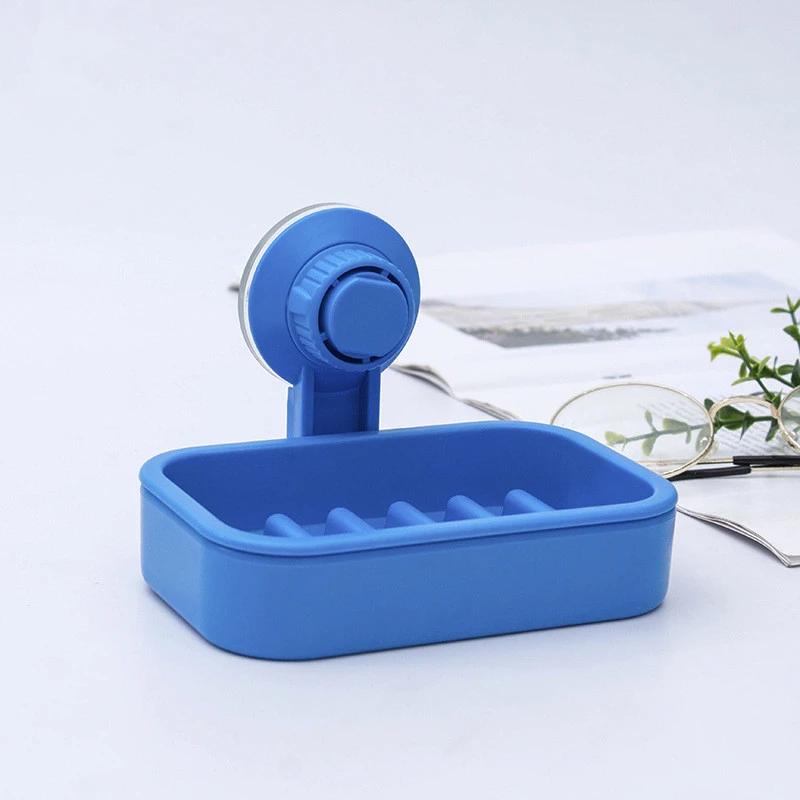 Shower Soap Holder Suction Cup Soap Dish Wall Mounted NO-Drilling Soap Tray Powerful for Shower Bathroom Bathtub Kitchen Sink