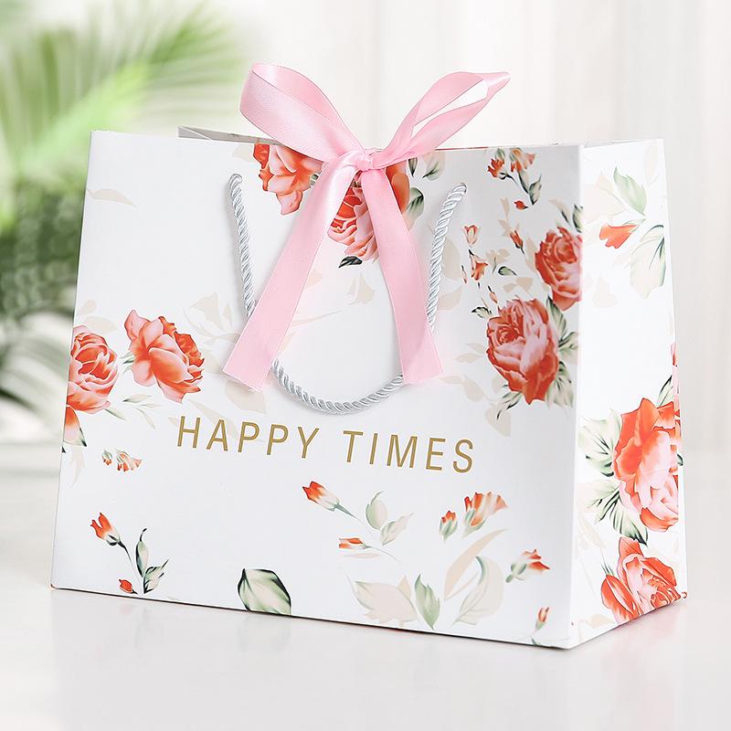 

Ins Style, Gift Bag, New Year Gift Bag, Ribbon Gift, New Style, Souvenir, Candy Bag, Holiday Bag, Bow Gift Bag Pack of 10