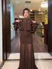Elegant Long Sleeve Winter Dress for Women - 2025 New Arrival
