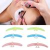 Eyelash Tools Set, 6 Pcs Silicone Lash Separator Rod Tools, 3 Colors Silicone Eyelash Pads, Eyelash Perming Curler Kit for Extension Makeup Beauty