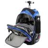 Vistar Climbing-Stairs Water-Resistant Trolley Backpack with Large Wheels & Capacity for Students