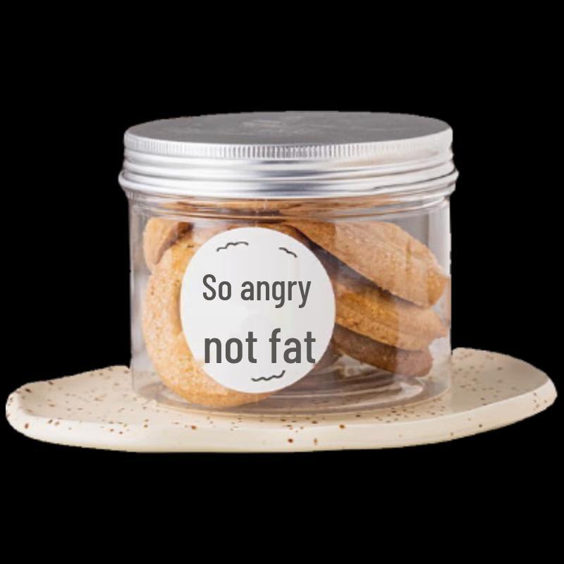 MEIDI Transparent Plastic Food Jars with Aluminum Lids