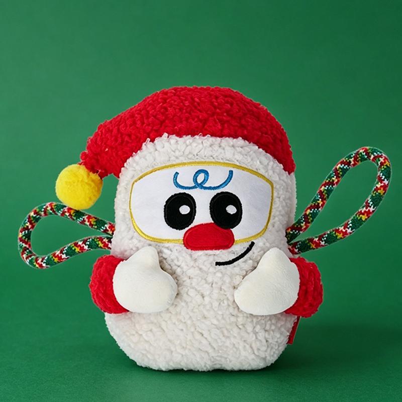 Christmas Dog Toys Are Fun To Relieve Boredom Grind Teeth Tie Knots Make Noise Resist Biting Interact and Pull Pet Toys