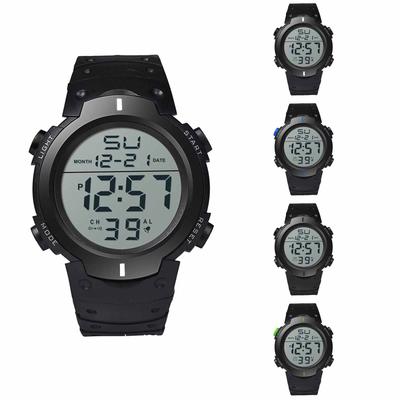 Ceas Digital pentru Bărbați, Ceas Electronic Sportiv cu Afișaj Luminos, Cronometru pentru Alergare, Ceas deșteptător, Ceas Fitness Rezistent pentru Activități în Aer Liber