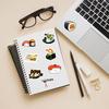 50 Sheets Cute Cartoon Sushi Decorative Stickers Laptop Kpop Toploader Photocard Sticker Book Gift School Stationery