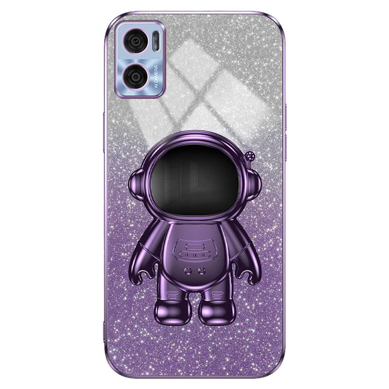 For Motorola Moto E22 4G Case Astronaut Kickstand Anti-drop Phone Cover