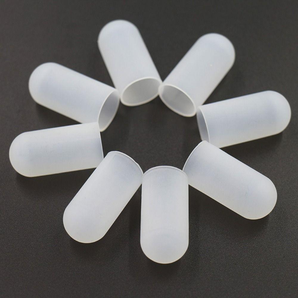 5/10 Pcs High Temperature Resistant Silicone Finger Protector Transparent Anti-slip Finger Caps Heat Insulation Antistatic