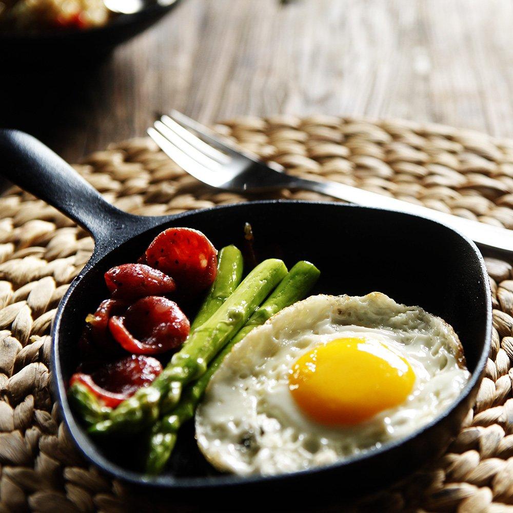 Sori Yanagi Nanbu Tekki Mini Pan 16cm with a Simple Design That Can Be Used As Is for the Dining Table Made In Japan with Stainless Steel Lid