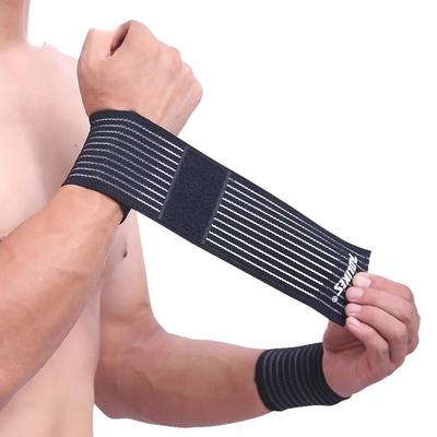 Gym Support Wrist Brace Wrap Carpal Tunnel Cotton Elastic Bandage Hand Sport Wristband Wristband Dispenser  Wristbands 1Pcs