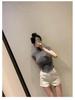 Korean Dongdaemun Sexy Spicy High Neck Slimming T-shirt