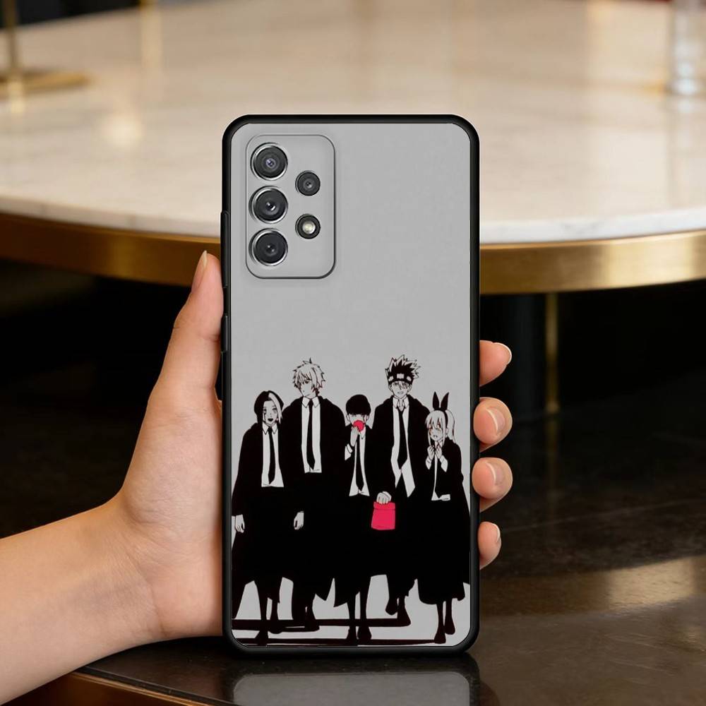 

Mashle Magic And Muscles Phone Case For Samsung Galaxy A73,A72,A71,A70,A53,A52,A51,Soft Silicone Black Cover Samsung a31