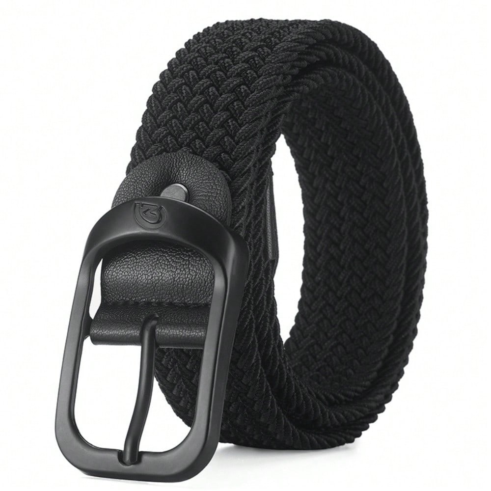 Men's and Women's Woven Belts Elastic Women's Korean Version Versatile Student Belts