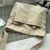 Hylhexyr Fashi Handbag Striped Corduroy Women's Shoulder Messenger Bag Large Capacity Casual Cross Body Bags Student Tote