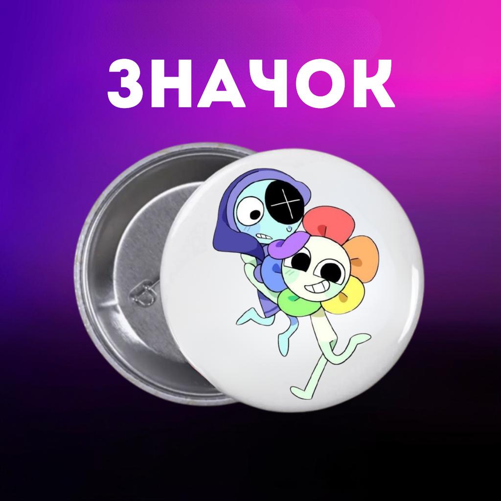 Badge In The World Of Dandy (Dandy) Roblox Dandy's World Backpack Pin 44mm 1pc