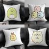 1pc Cute Cartoon Sumikko Gurashi Pillow Case Fashion Square Pillowcase Bedroom Sofa Room Ins Decoration Leisure