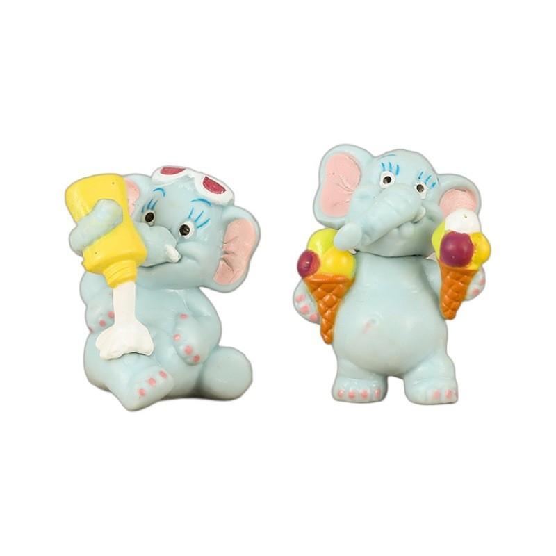 Elephant Doll 6pcs Toy Model Decoration Animation Cartoon Cute Material Pvc