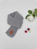 Children's Autumn & Winter Warm Knit Scarf, Versatile Solid Color, Korean Style Neck Warmer for Boys & Girls