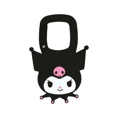 Sanrio KUROMI Character-shaped Aluminum Carabiner NEW Sanrio Characters