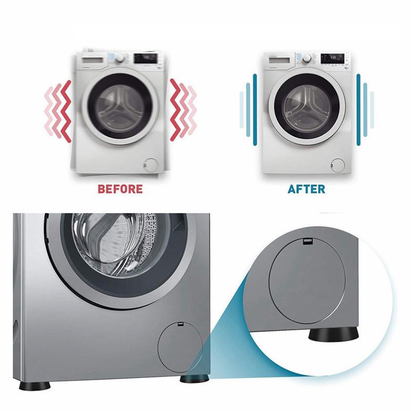 4 bucăți tampoane anti-vibrații din cauciuc Suport pentru mașină de spălat mobilier picioare picioare amortizoare universale covoraș stand acasă antiderapant silențios