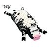 Handheld Stress Relief Toys 3D Printed Cow Fidget Toy, Flexible Cattle Cartoon Figurine Bendable Animal for Desktop Decoration