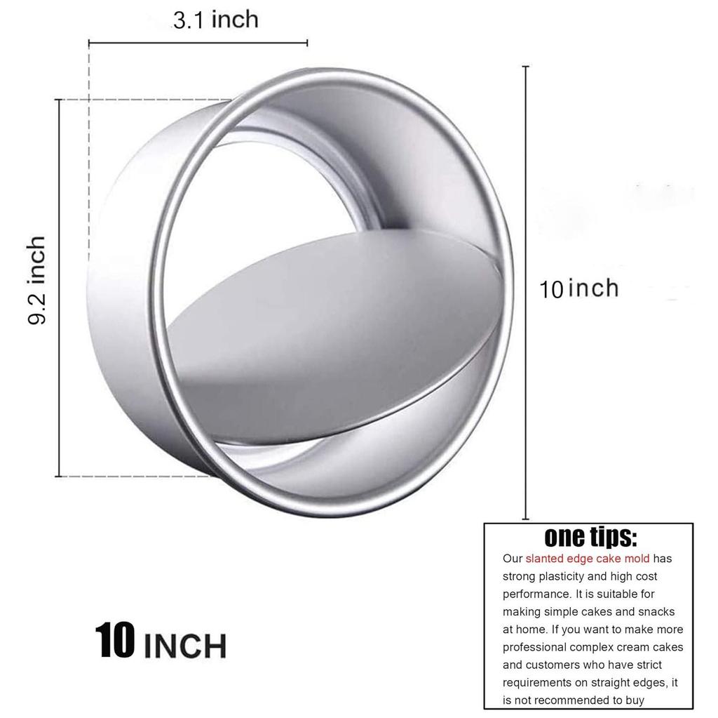 4inch-10inch Non-Stick Aluminum Round Cake Pan with Removable Bottom for Wedding/Birthday/Christmas Cake Baking Round Cake Tin