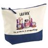 Makeup Bag - PLANETEE - Liliane Makeup - Large Size - Cotton - HD Printing - Made In France
