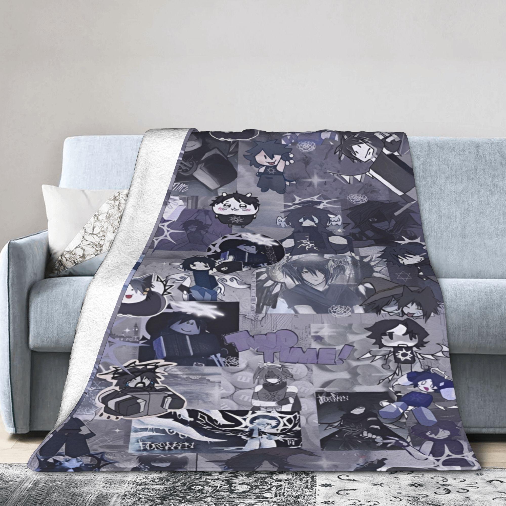 Forsakens world video game Blanket Fleece  Cozy Lightweight Thin Throw Blanket for Home Plush Thin Quilt 75X95CM
