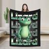 Funny Tom Lizard Lizard Lizard Meme Film Fleece blanket Hoppers Creative Throw blankets for Bed Sofa Couch Plush Thin Quilt,