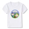 Summer Kids T Shirt Cartoon Print Funny Unisex T-shirts Cute Baby Girls Boys Clothes Children Tops